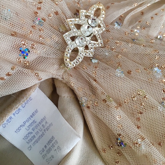 Sparkling Strapless Windsor Party Dress Size 7/8 - Picture 4 of 5